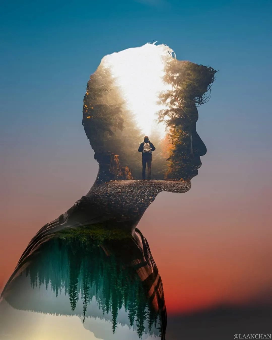 无需ps用手机照样能实现超惊艳的创意人像