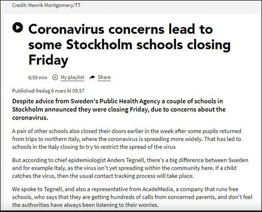 「疫情」疫情之下皇室和平民区别对待，瑞典说好的平等呢？