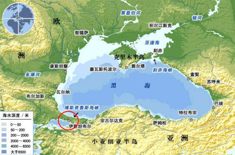 掐断博斯布鲁斯海峡,黑海就是红海军的