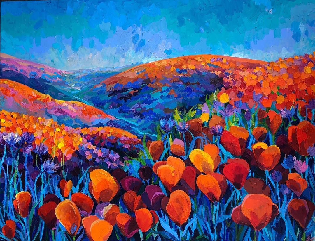 比利时艺术家特鲁索娃风景油画