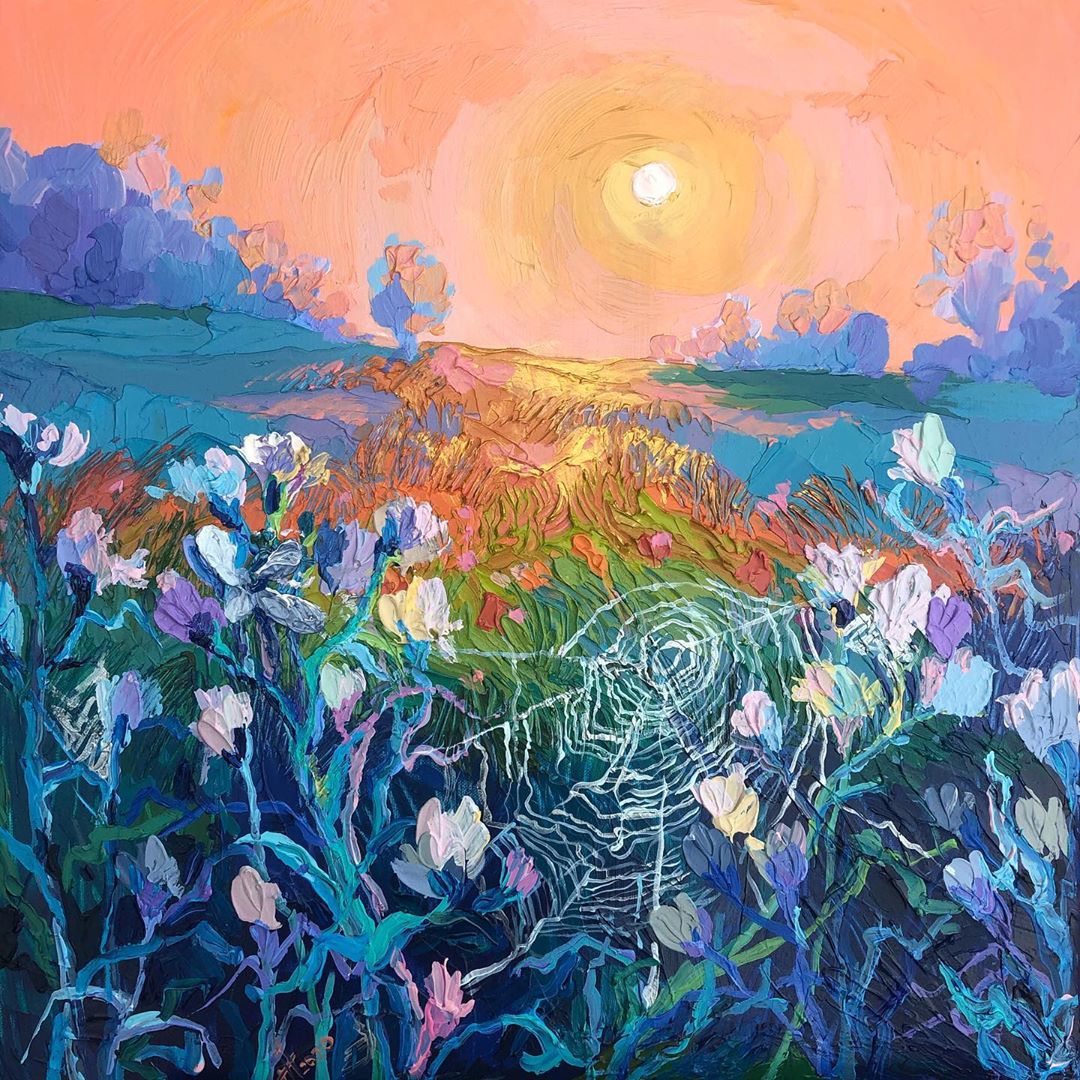 比利时艺术家特鲁索娃风景油画