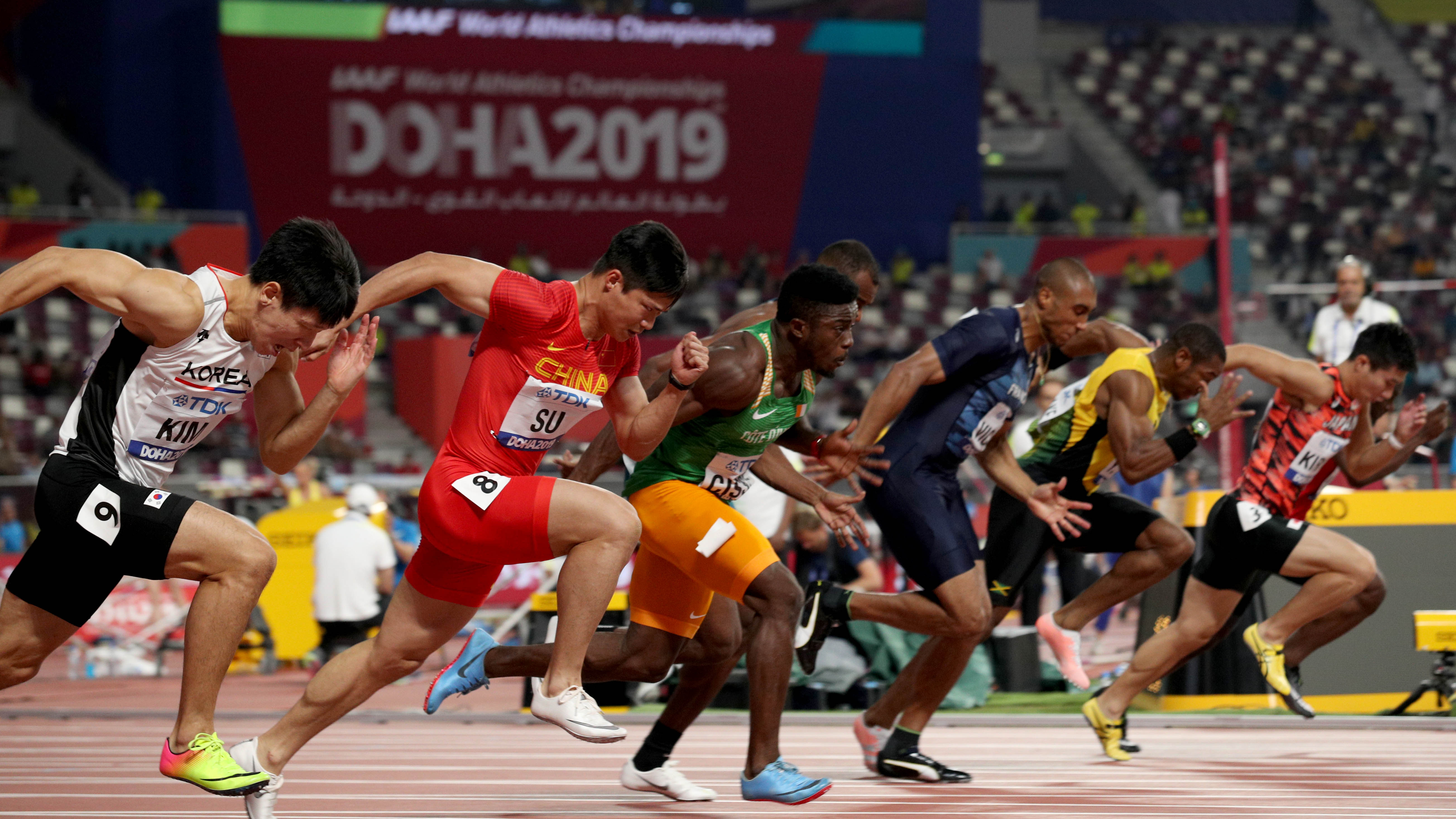 10秒25!日本桐生祥秀超风速没破10秒 世锦赛上百米首胜苏炳添