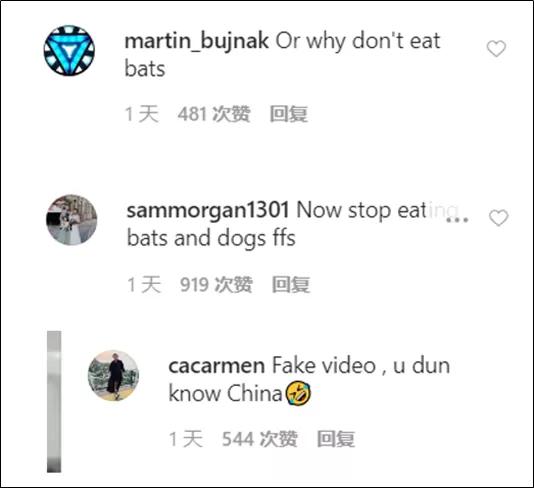 [神奇女侠]“神奇女侠”转发中国抗疫正能量视频后，评论里吵起来了