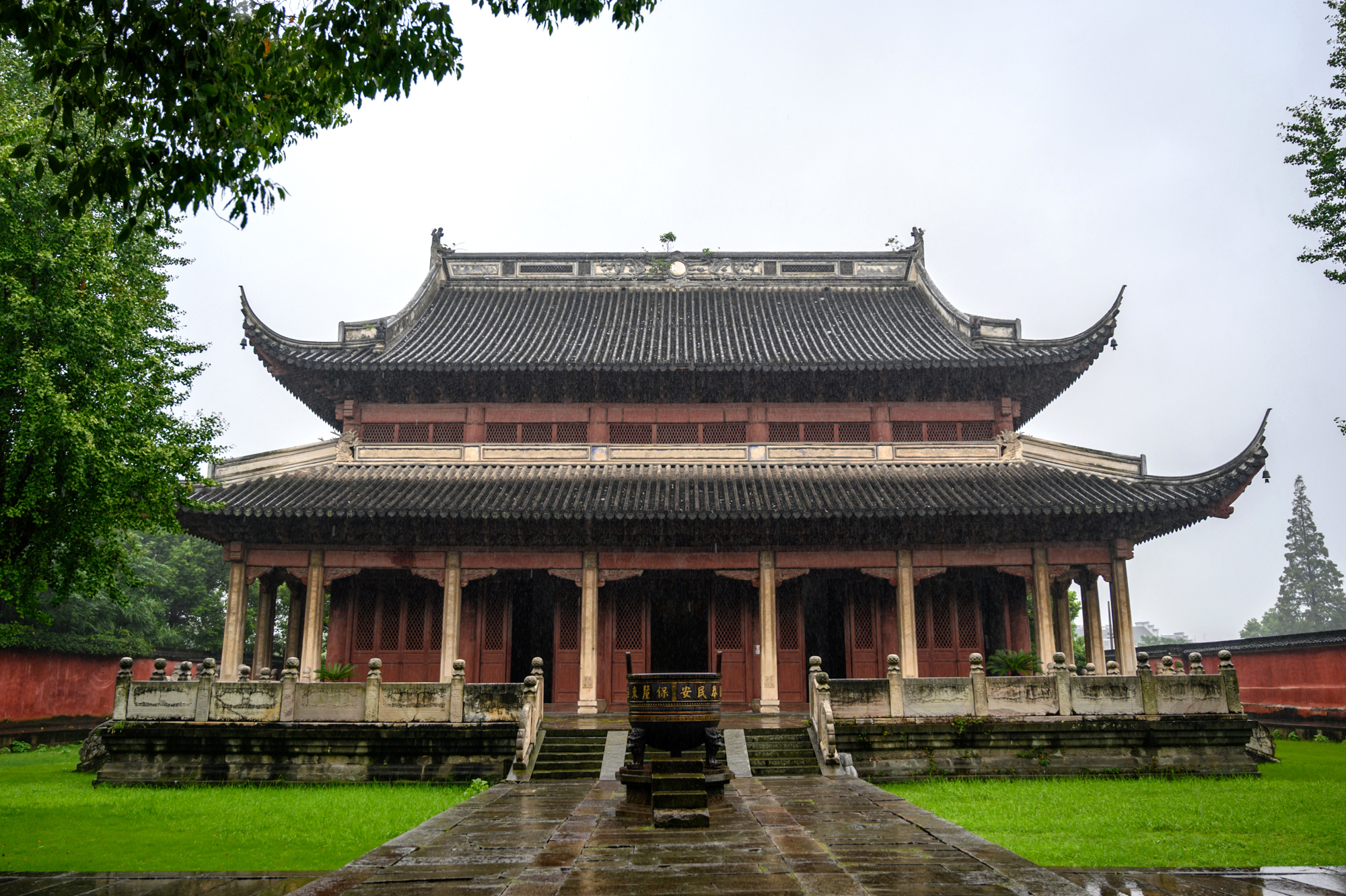 浙江罕见的清朝宫殿式庙宫耗银10万两建造号称江南紫禁城