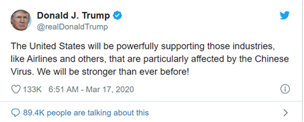 「疫情」直说丨总统先生，疫情来了请战斗，股市熔断莫甩锅