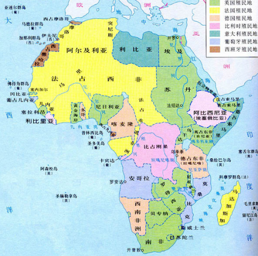 法国在非洲的殖民地最多