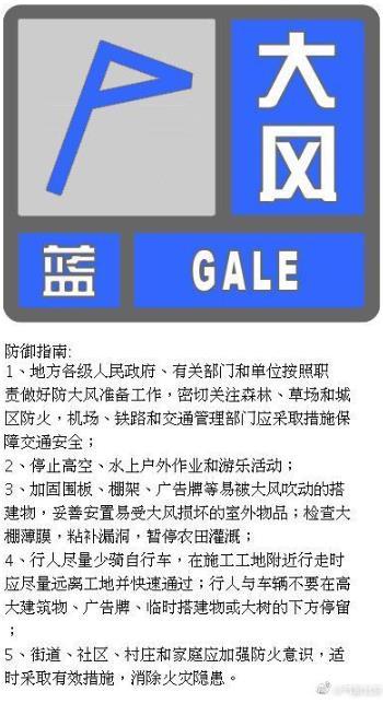 ##北京降级发布大风蓝色预警 19日仍有七级阵风