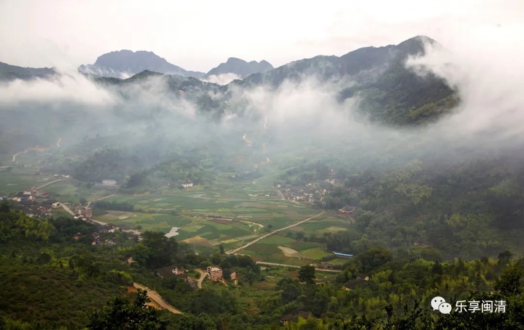 闽清云龙际上村山水画般的宋代古村