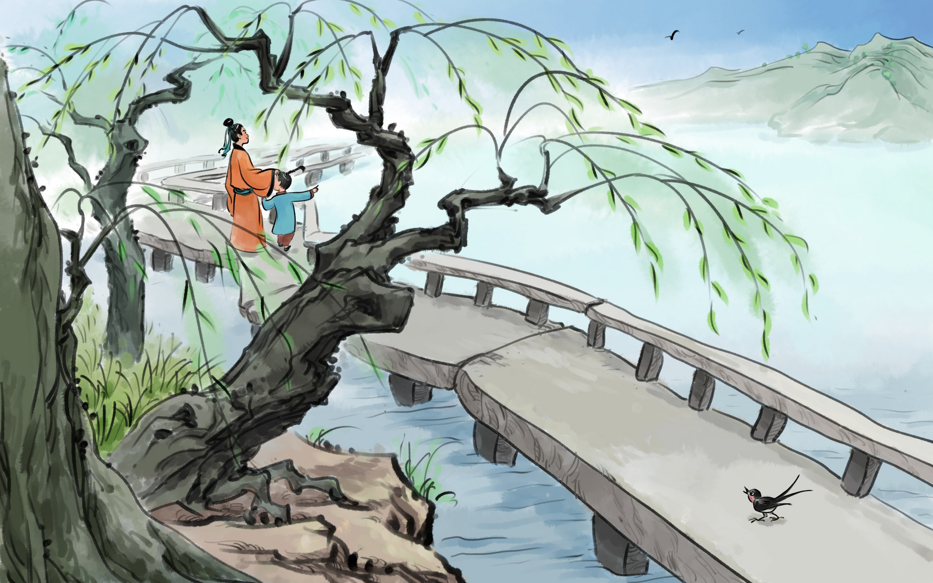 跟随诗词走进春分节气,跟随古人去踏青,莫负春光莫负己!