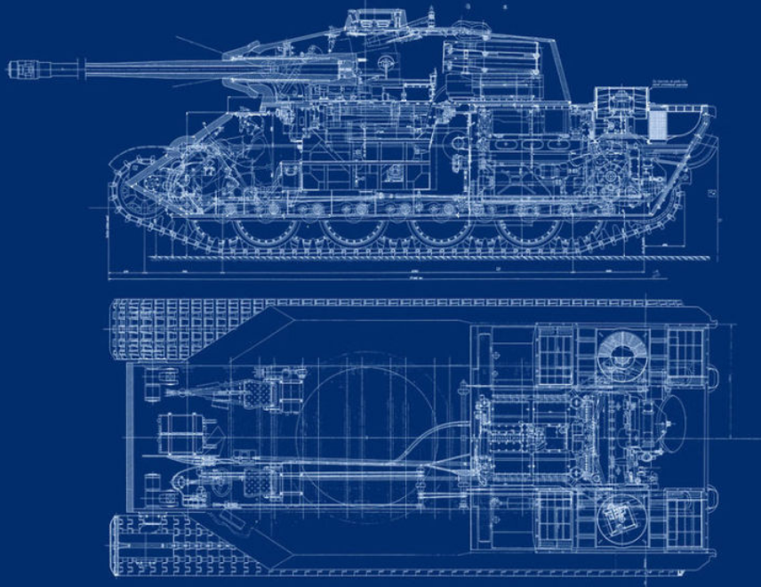 AMX-M4重型坦克的设计蓝图