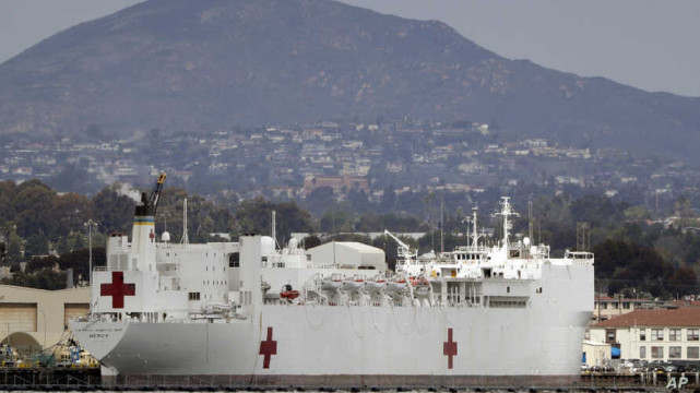 医疗■美军将派出医疗舰接诊其他病人，腾出医院留给新冠肺炎患者