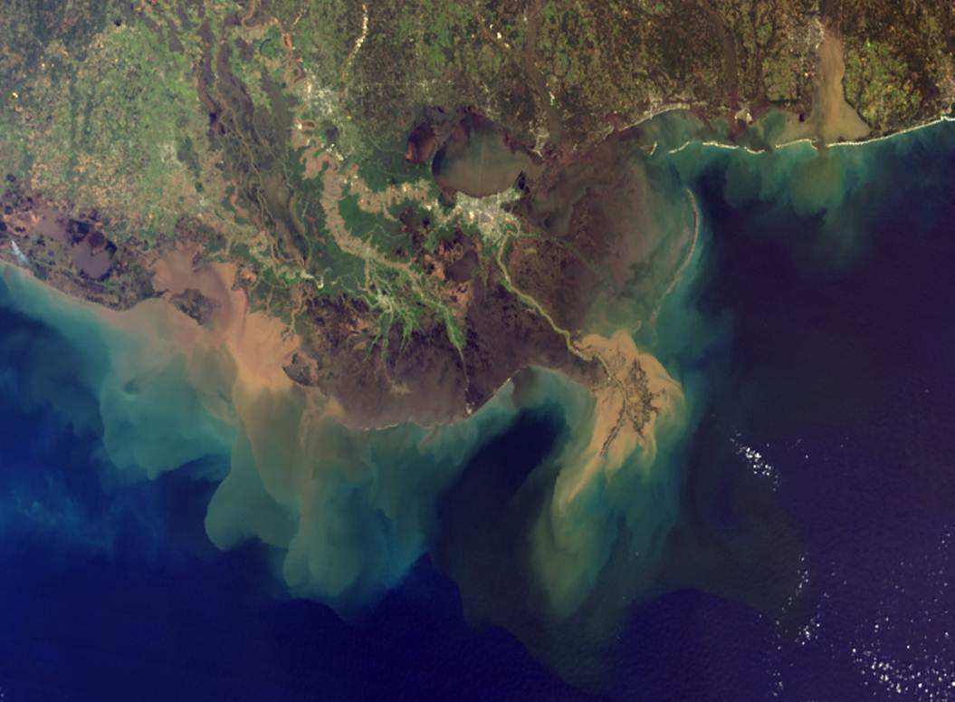 密西西比河入海口图片