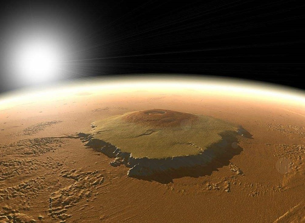 火星奥林匹斯山图片