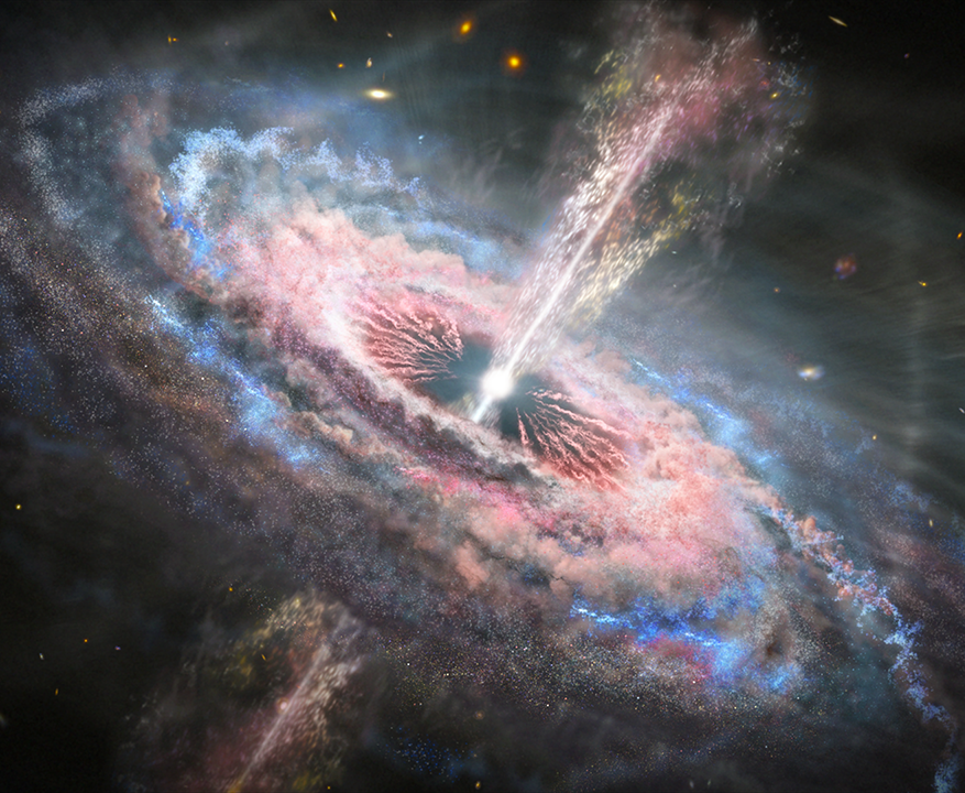 由恒星所发出的,而是来自一个黑洞,也就是已知宇宙中最大的黑洞ton618