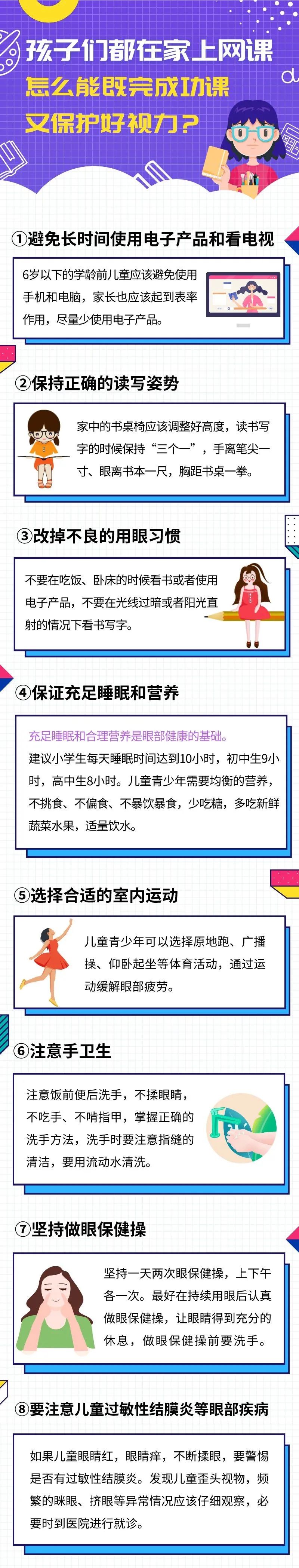 「好视力」孩子天天在家上网课，怎么能既完成功课又保护好视力？