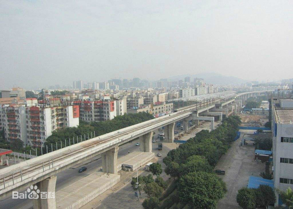 广珠城际铁路江门支线的首站古镇站