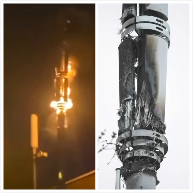 基站▲有谣言说新冠病毒疫情与5G有关……然后英国一处通讯基站被烧了