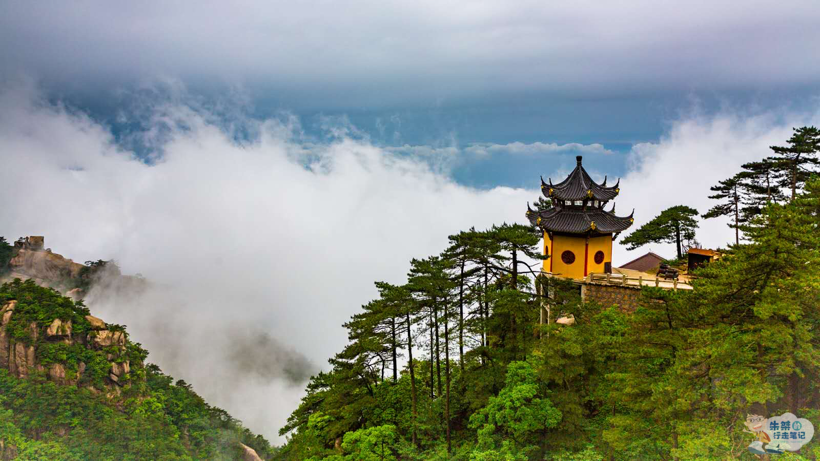 九华山都知道是佛教名山却很少有人知道东南第一山的胜景