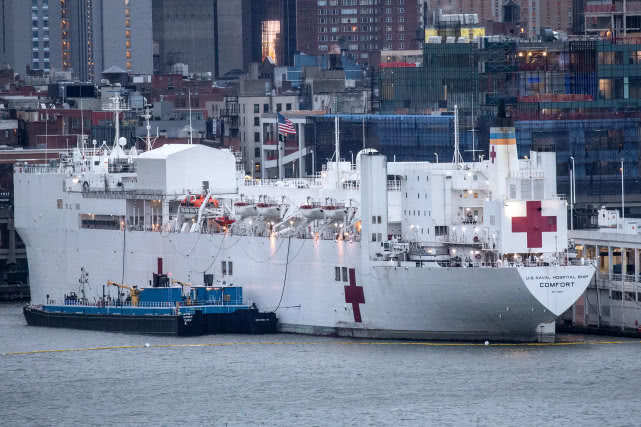 [美军]美军“安慰”号医院船一名船员新冠病毒检测呈阳性
