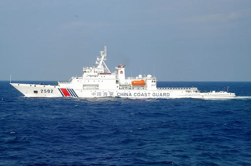 #海警#日媒称中国海警船又进钓鱼岛附近海域 中国海警：在我领海内巡航