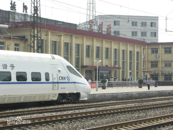 定州市区域内主要火车站之一——定州站