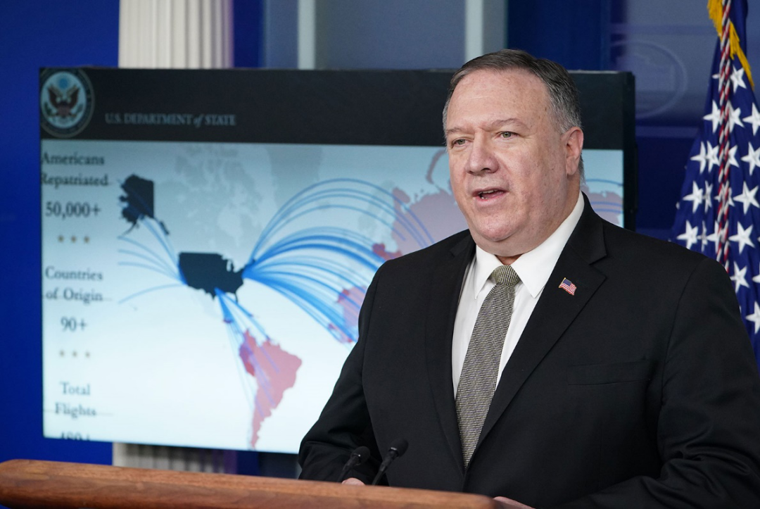 『疫情』蓬佩奥对中国改口风？看中方今天回应