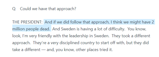 【特朗普】特朗普曾问福奇：为什么我们不让新冠病毒席卷全美呢？
