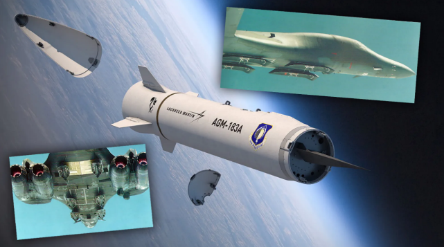 [美媒对B-1B携带高超音速武器的想象]