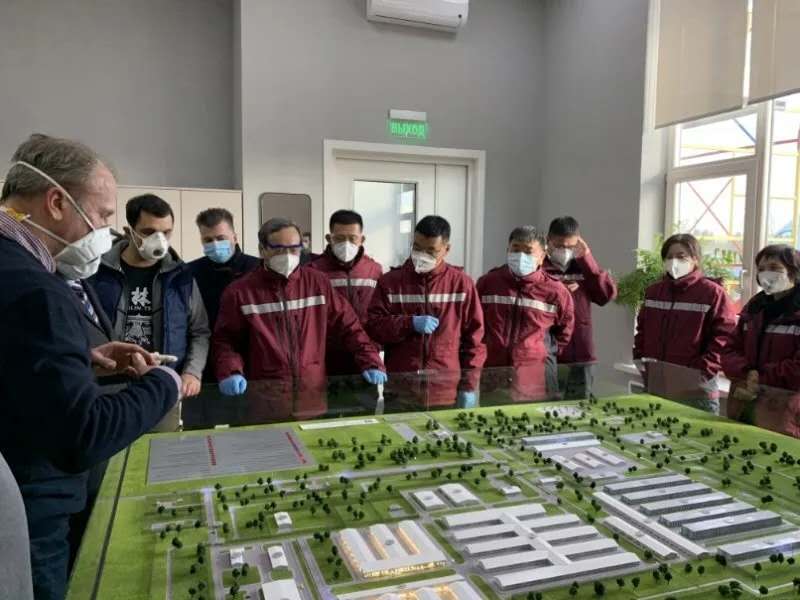 [莫斯科]莫斯科方舱医院正在建设中，将于4月末启用