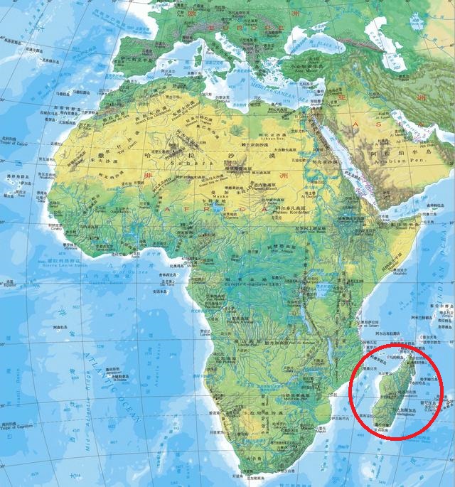 马达加斯加的地形特征图片