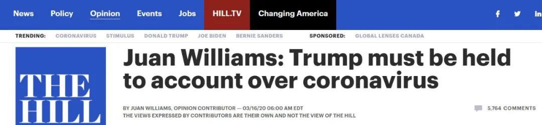 疫情■美国悍然发动6大舆论战，直指中国！