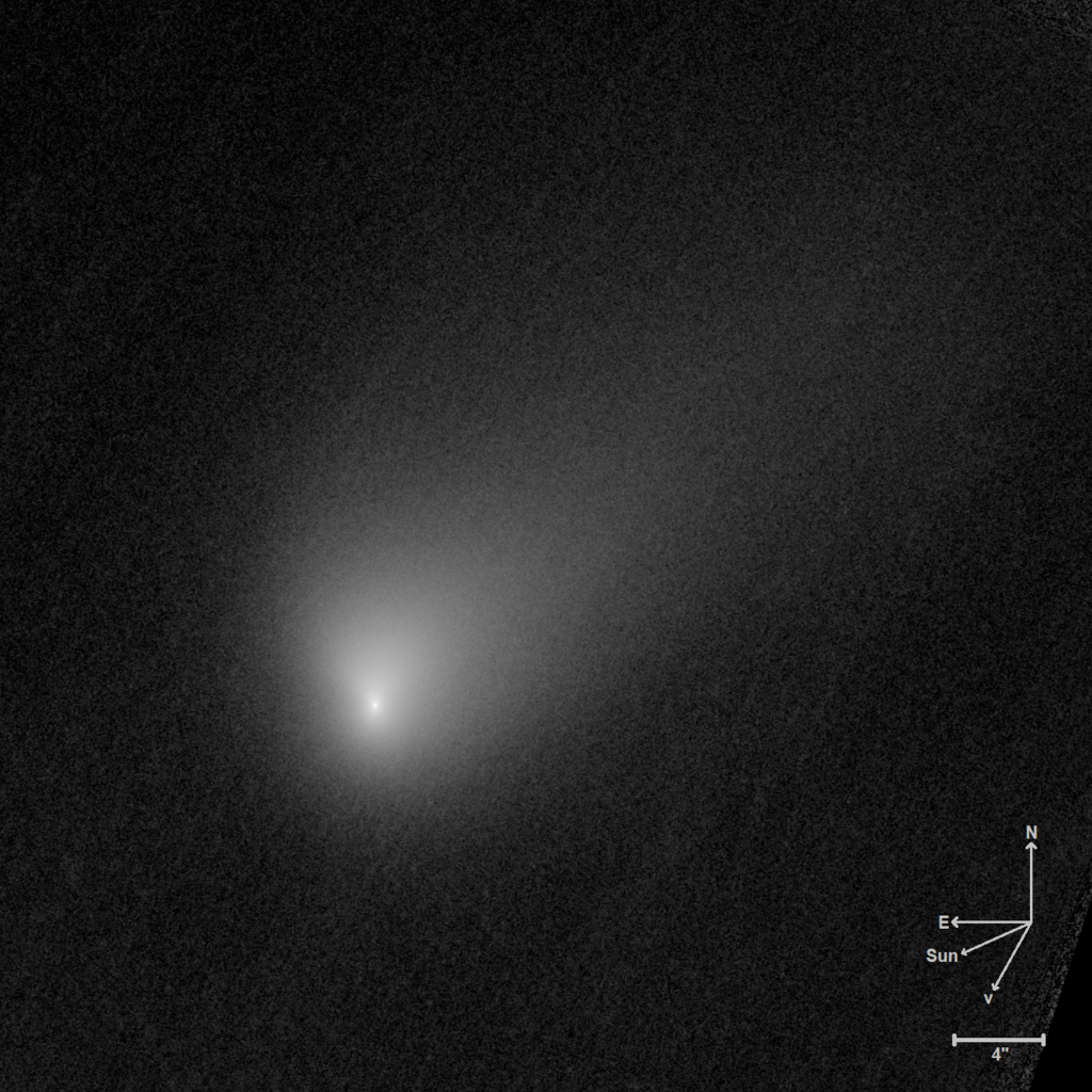 『天文』哈勃拍到不可思议的星际彗星——鲍里索夫闪烁的画面