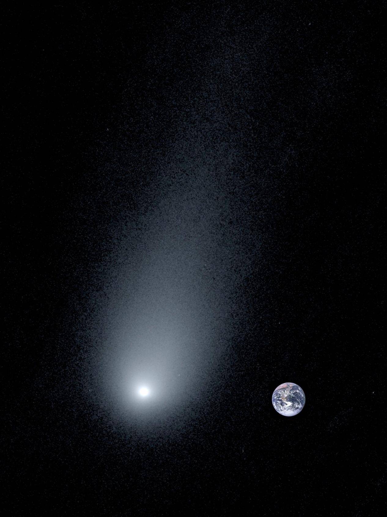 『天文』哈勃拍到不可思议的星际彗星——鲍里索夫闪烁的画面