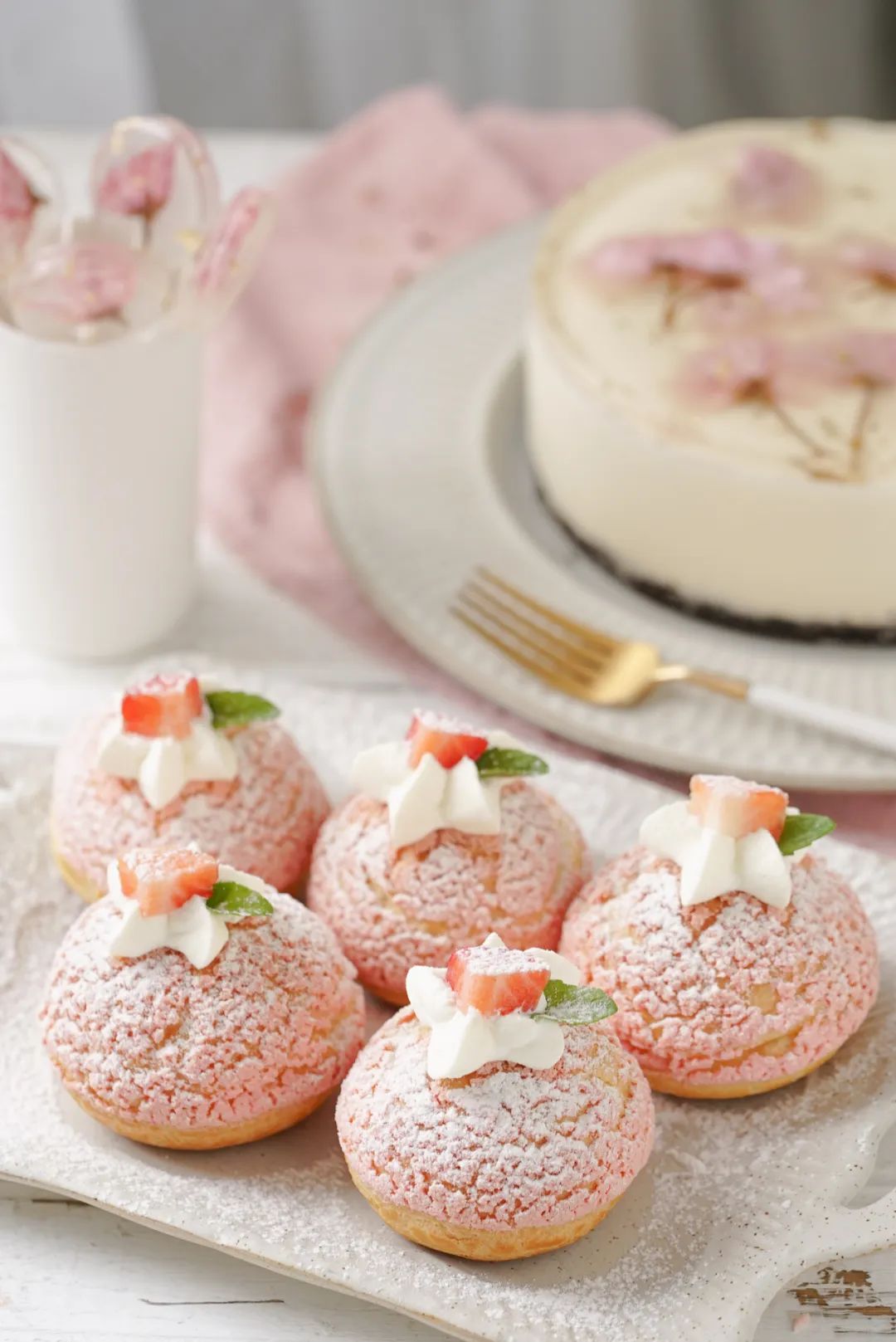 樱花：无烤箱无裱花，做出最美的樱花镜面水晶蛋糕