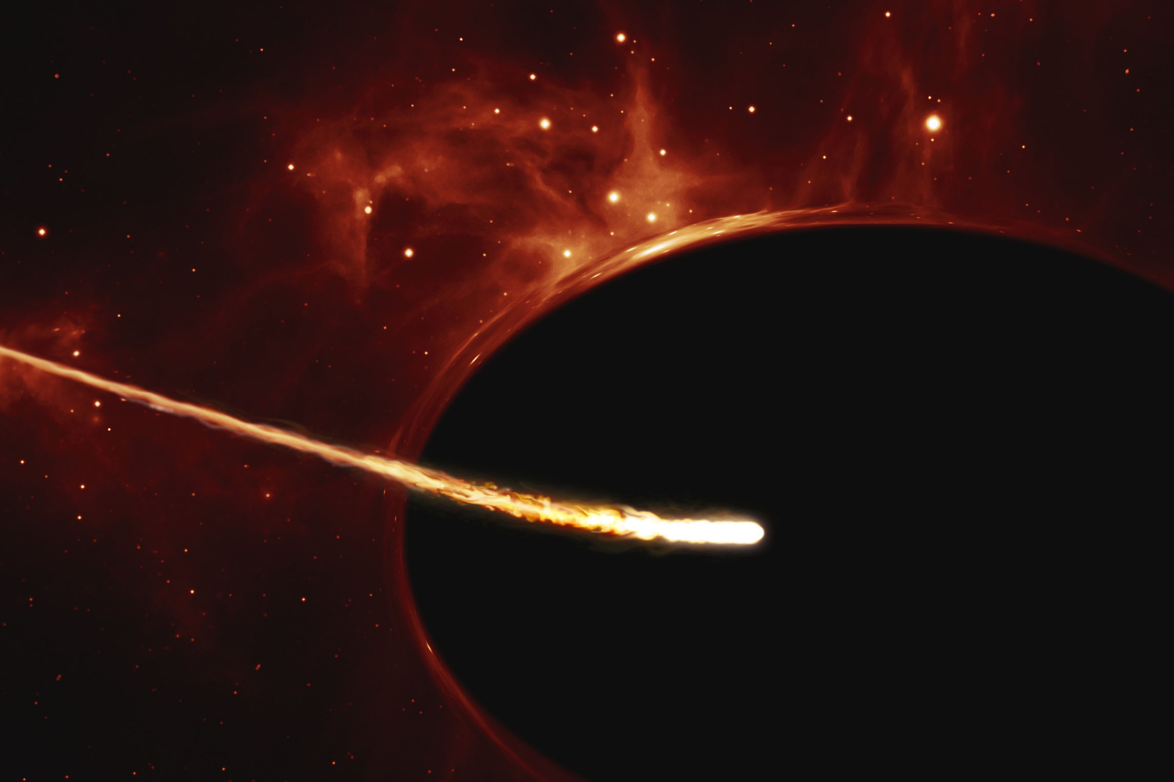 「博科」生存奇迹！在2.5亿光年外，发现一颗恒星，竟在黑洞中幸存下来！