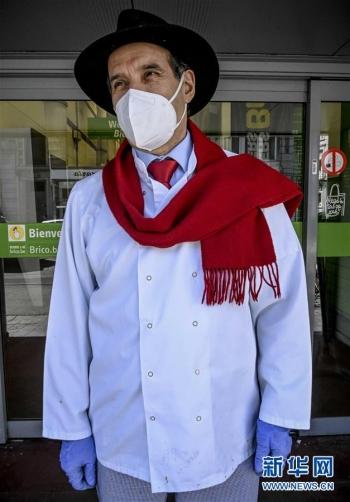 疫情:比利时:疫情下的工作者「组图」