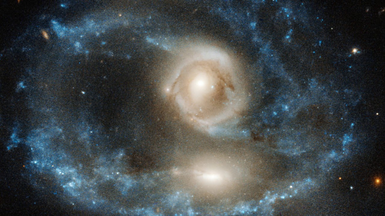 虚惊一场哈勃所见巨型外星人脸不过是深空中星系碰撞
