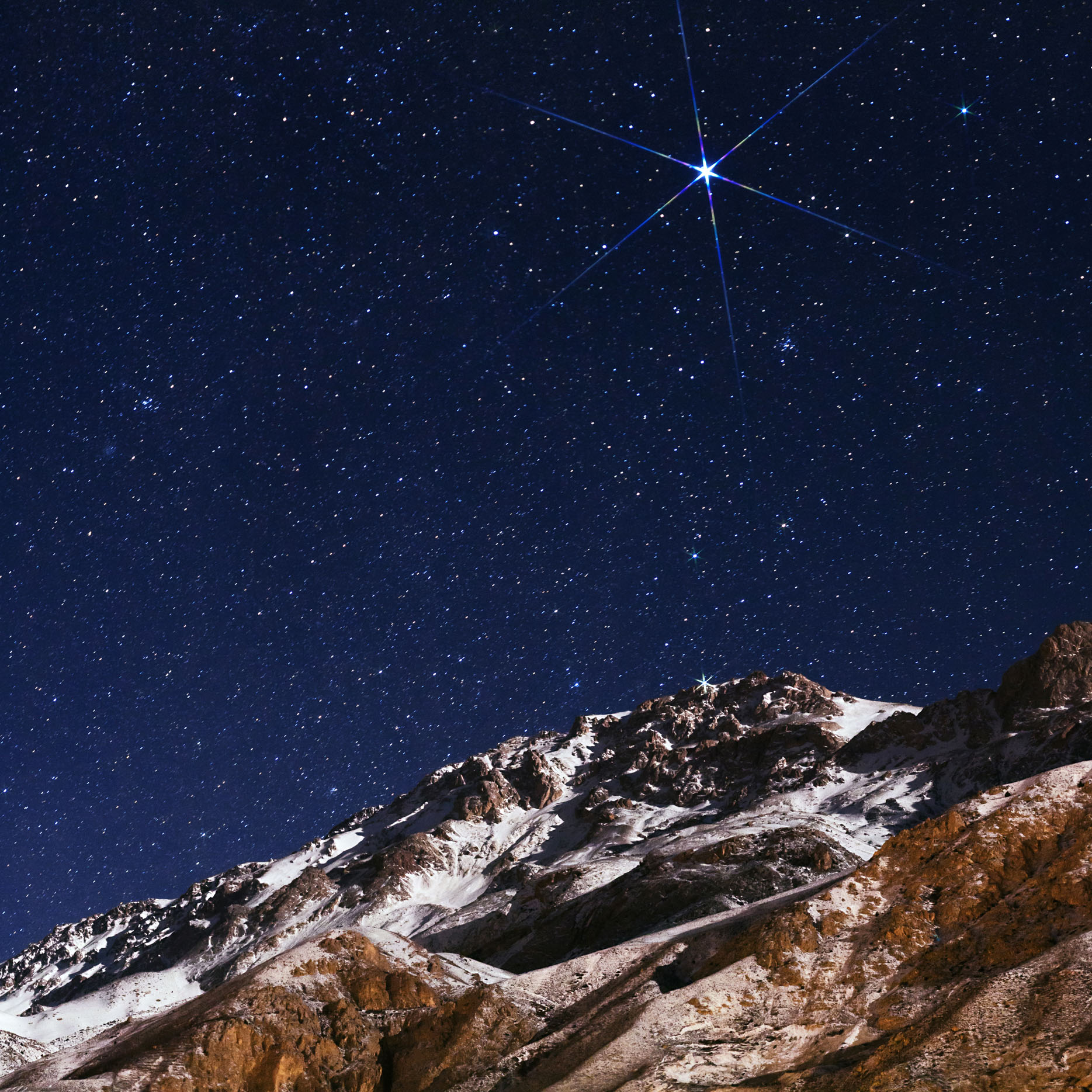 夜幕降临有一颗夜空中最亮的星亮与不亮依据是什么