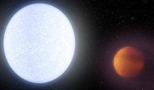天文■这个星球如此灼热，正在不断分解气体