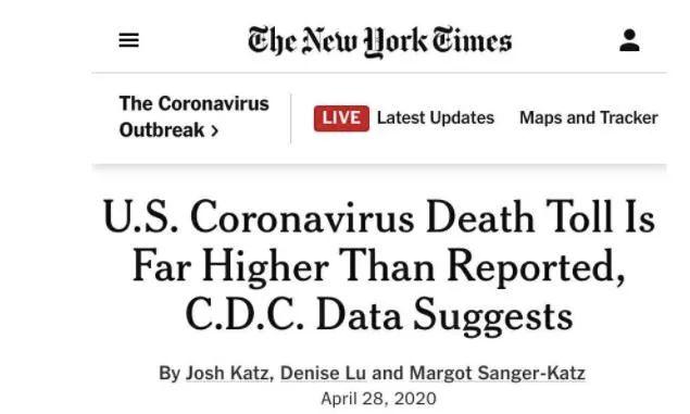 「疫情」大批美媒质疑,美国疫情真实数据已破天花板