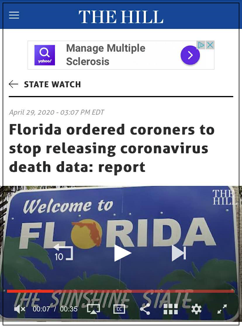【美国广播公司】大批美媒质疑,美国真实死亡数已破天花板