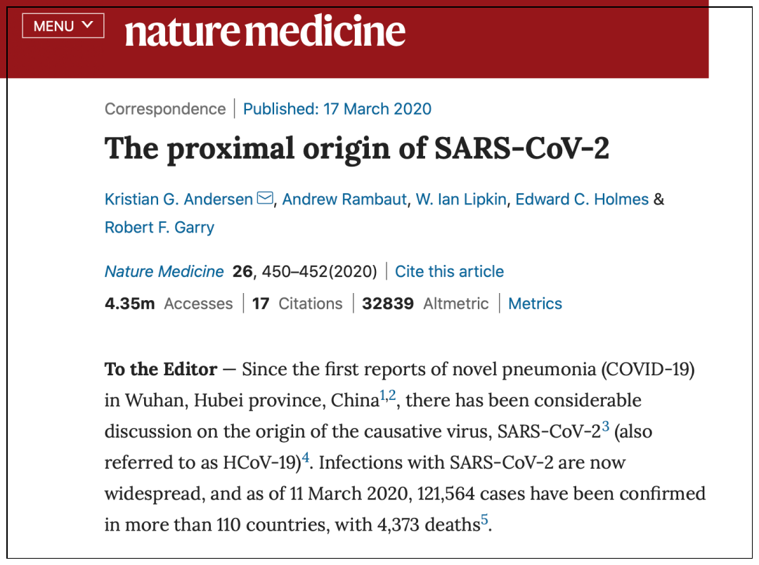 【美国情报机构】美情报机构被施压：找出“病毒源于武汉实验室”证据