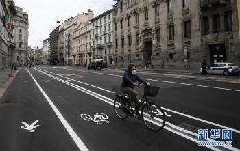 『自行车道』意大利米兰为防控疫情推出新交通计划「组图」