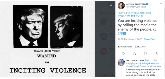 [特朗普]特朗普点名两家美媒卖国：总宣扬中国了不起，人民公敌！