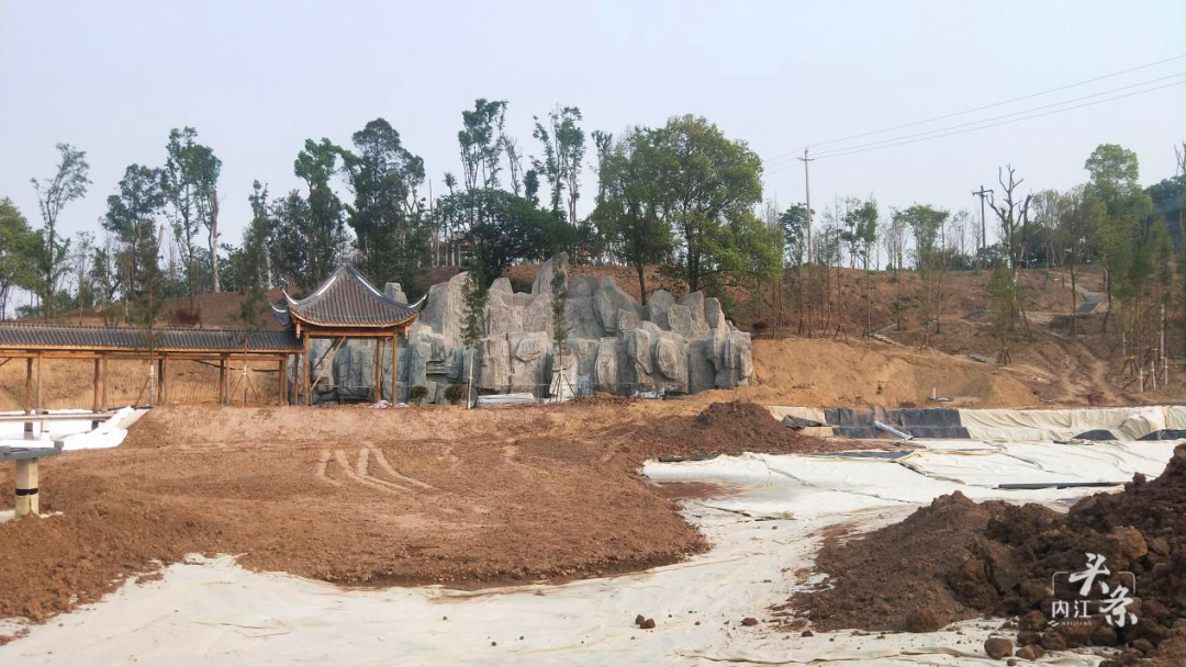 隆昌市白塔森林公园项目各项建设进展顺利