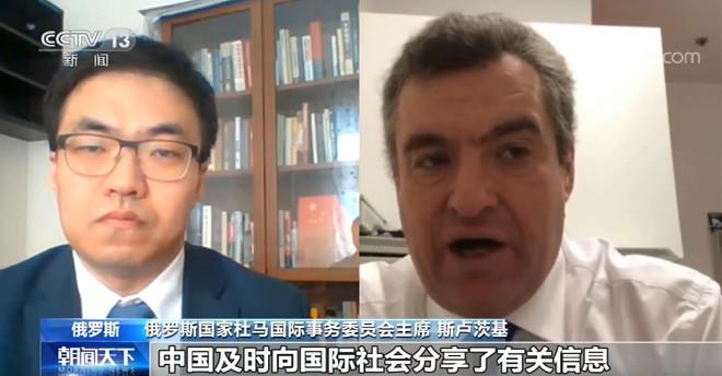 疫情▲俄议员:中国及时分享抗疫信息透明可信