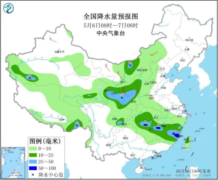 『福建暴雨预警』中东部将有大范围降雨 西北华北等地局地降温8℃以上