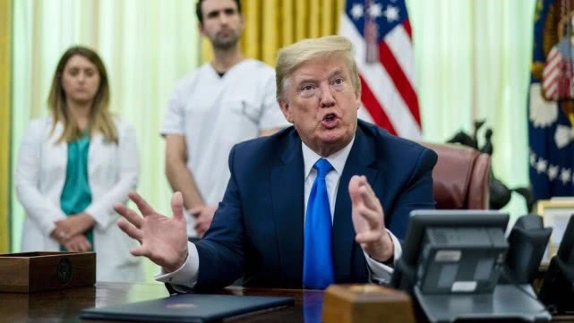 特朗普特朗普否决限制其对伊朗动武的决议：这是民主党大选战略的一部分