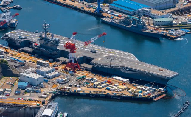 航母“里根”号航母从日本启航为部署做准备，美军高层：不再躲进港口