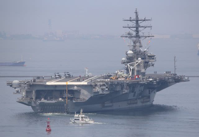 航母“里根”号航母从日本启航为部署做准备，美军高层：不再躲进港口